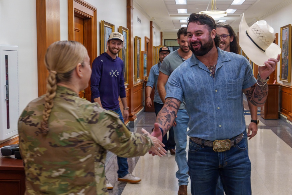 SEAC Isom Welcomes Koe Wetzel and Band to the Pentagon