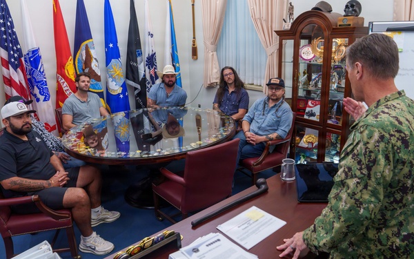 SEAC Isom Welcomes Koe Wetzel and Band to the Pentagon