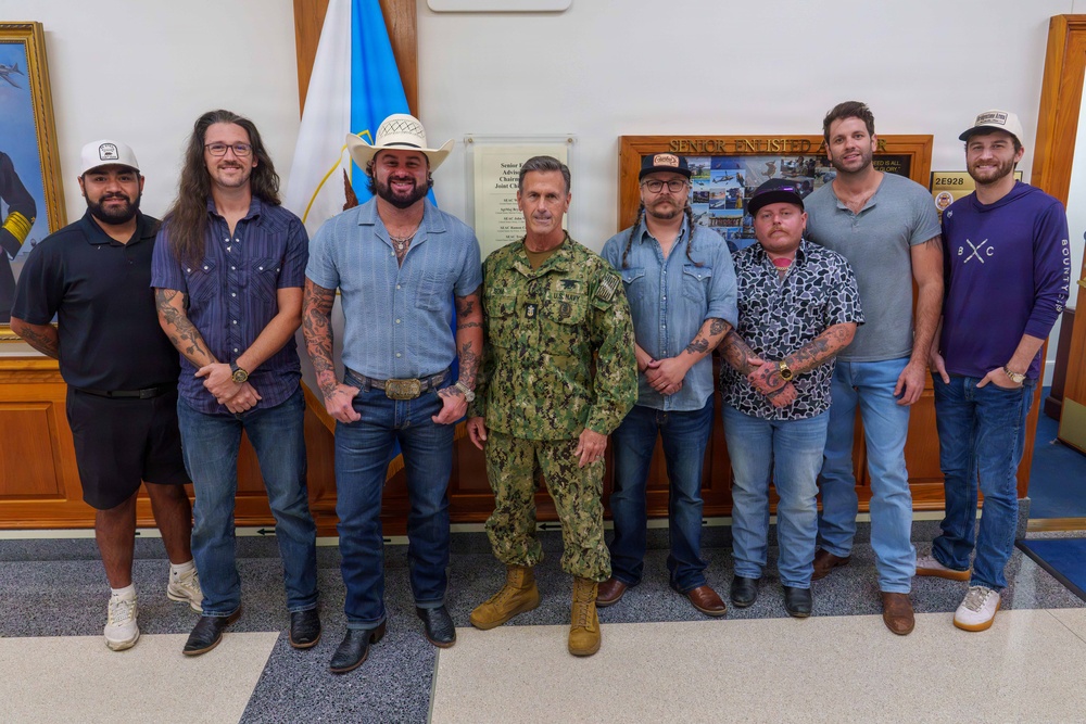 SEAC Isom Welcomes Koe Wetzel and Band to the Pentagon