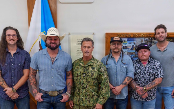 SEAC Isom Welcomes Koe Wetzel and Band to the Pentagon