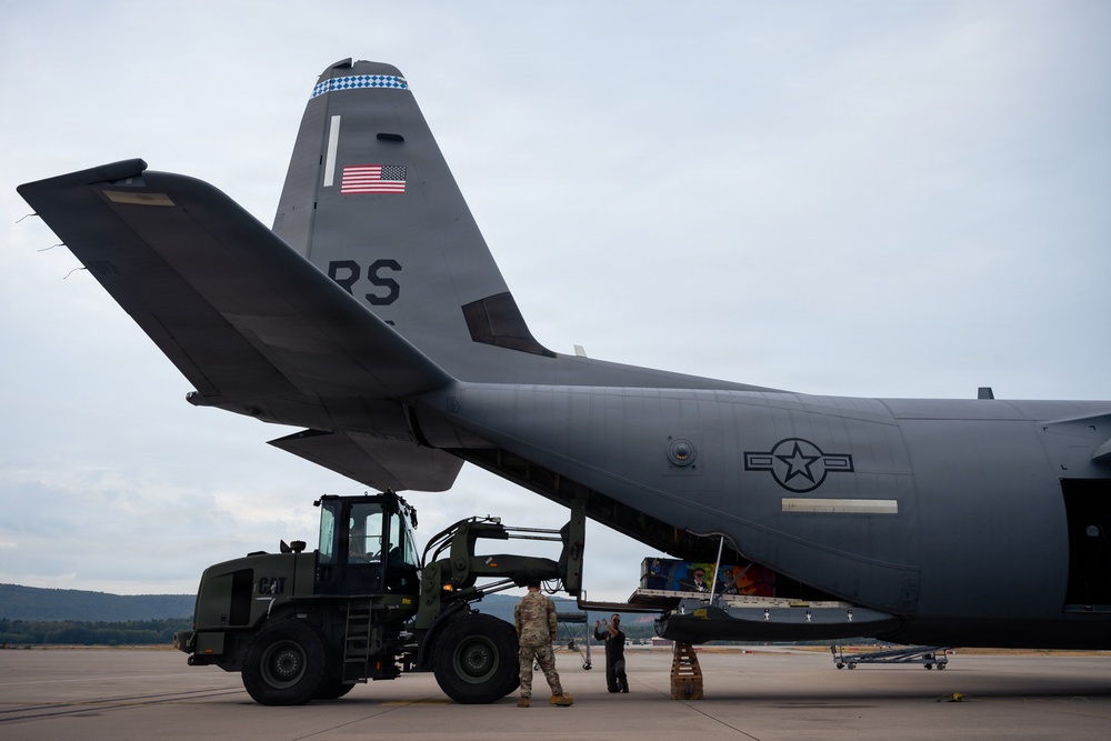 Knight LZ: Historic taxiway landing at Ramstein