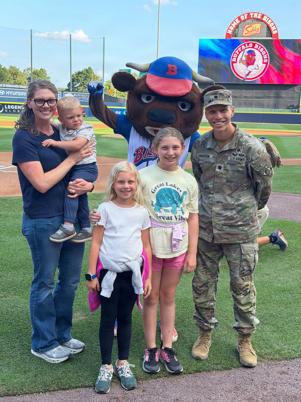 Baseball night for the U.S. Army Corps of Engineers, Buffalo District