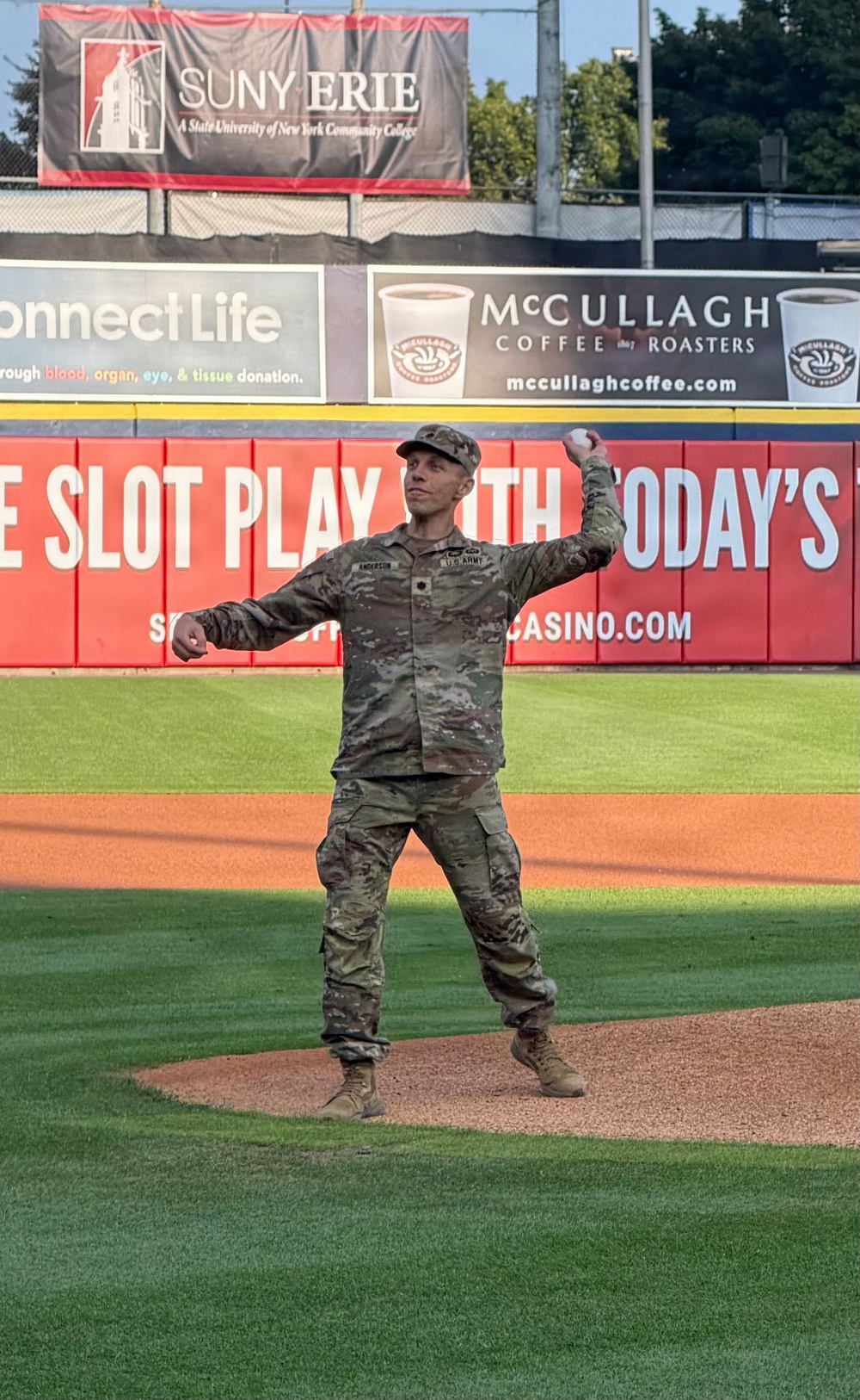 Baseball night for the U.S. Army Corps of Engineers, Buffalo District