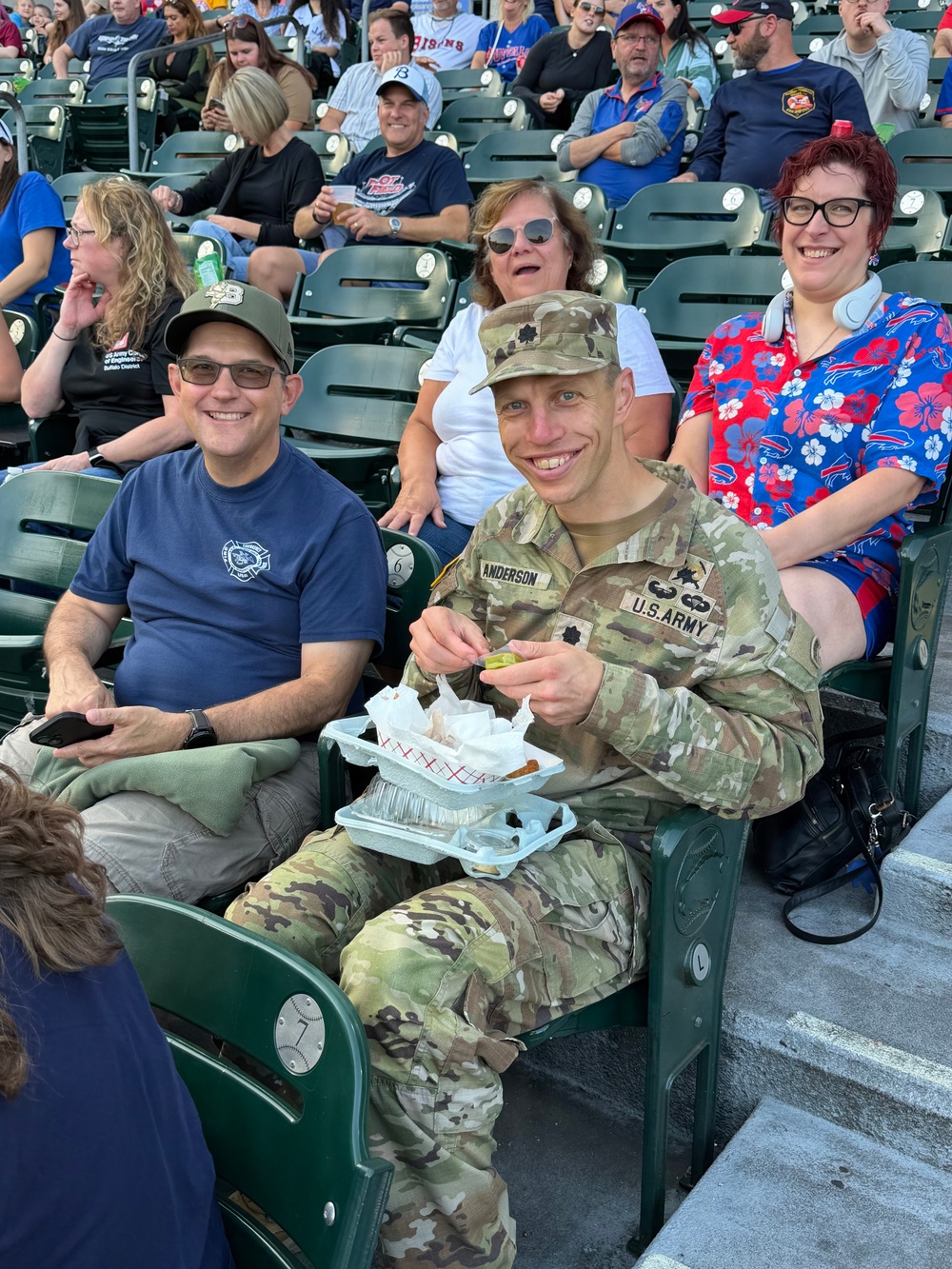 Baseball night for the U.S. Army Corps of Engineers, Buffalo District