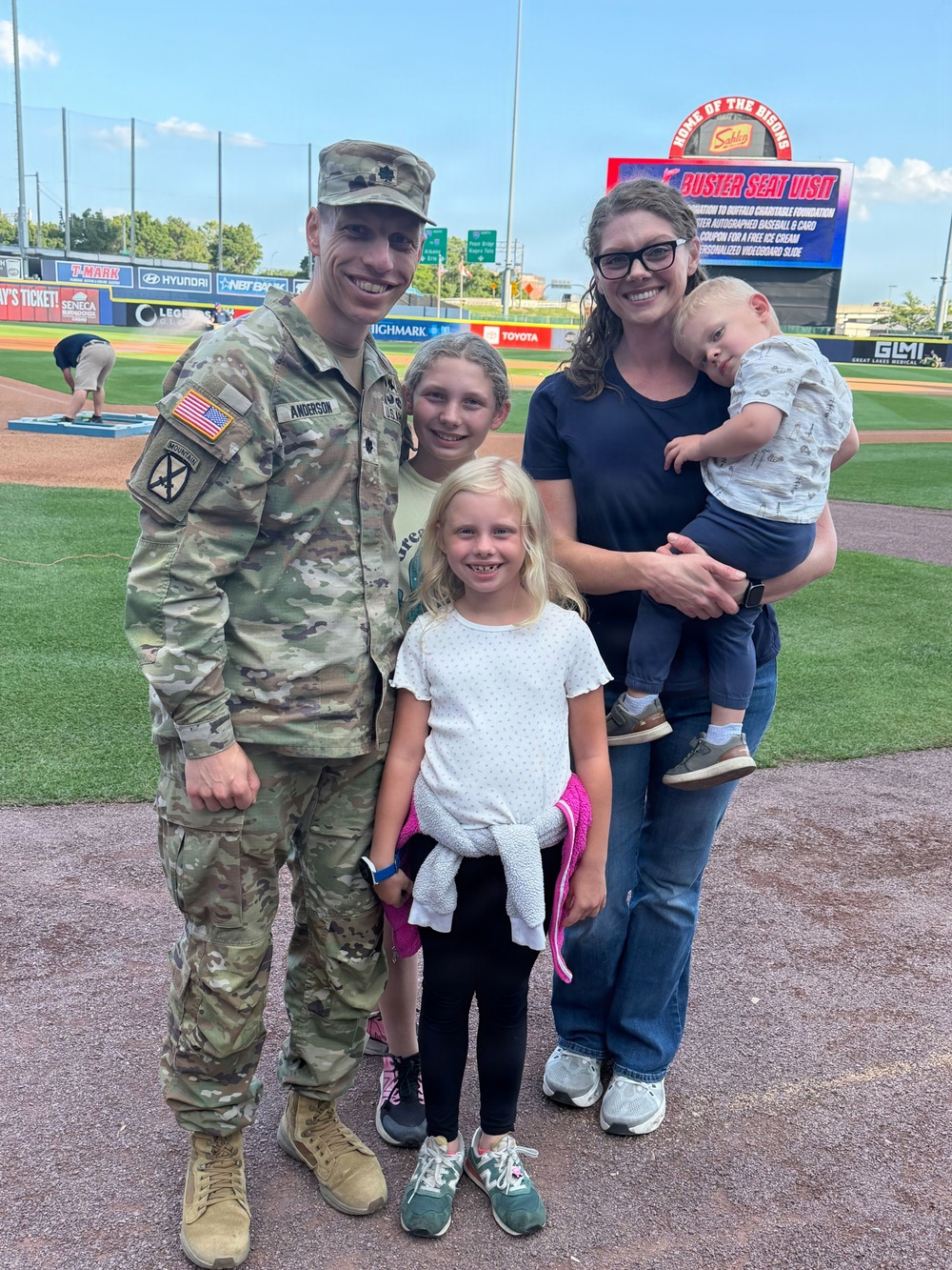 Baseball night for the U.S. Army Corps of Engineers, Buffalo District
