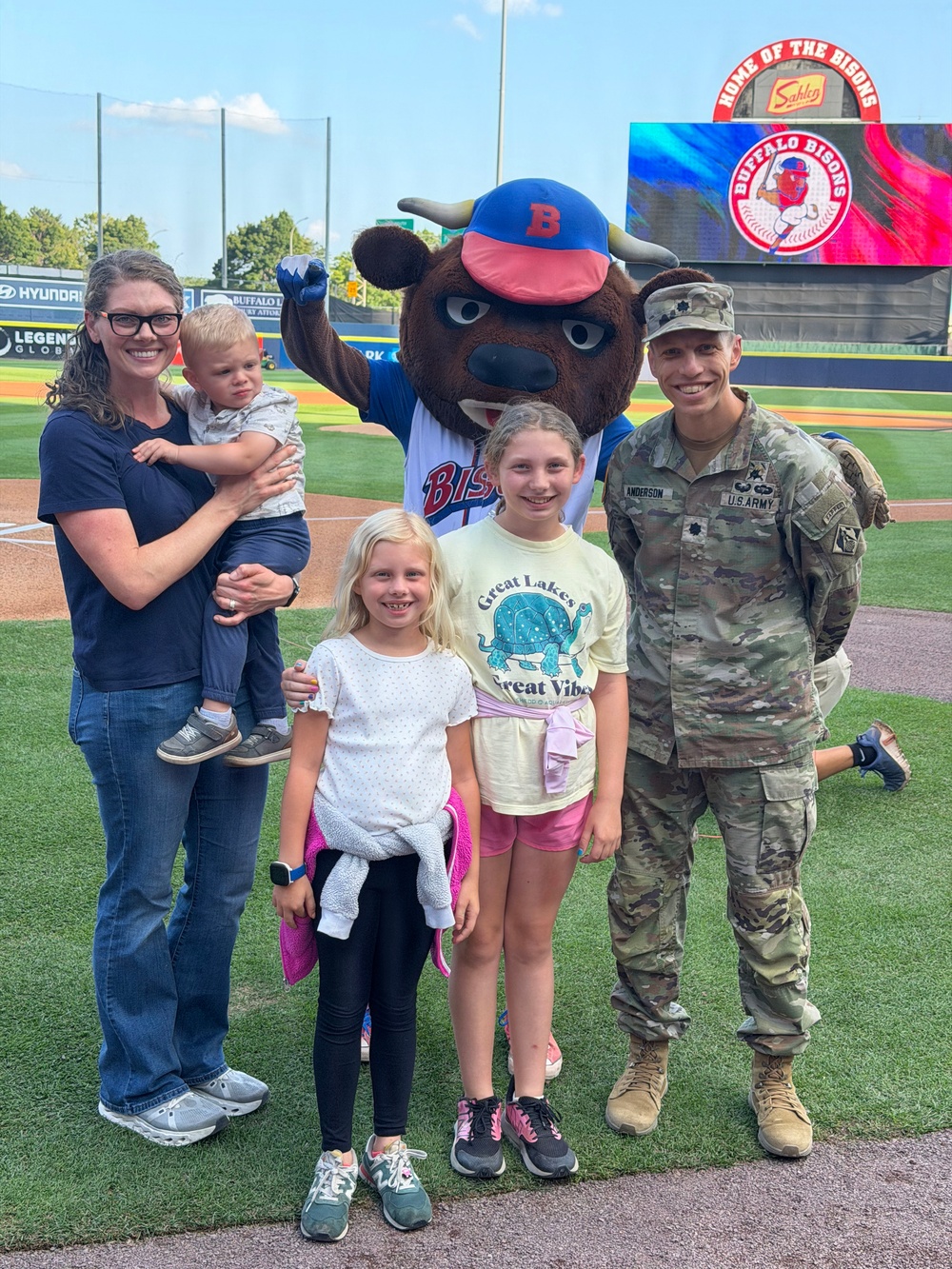 Baseball night for the U.S. Army Corps of Engineers, Buffalo District