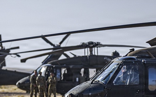 U.S. Army Soldiers Conduct Operations in the Middle East