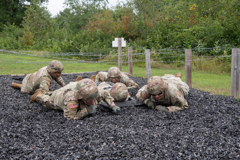 Litter Obstacle Course at Fort McCoy WI.
