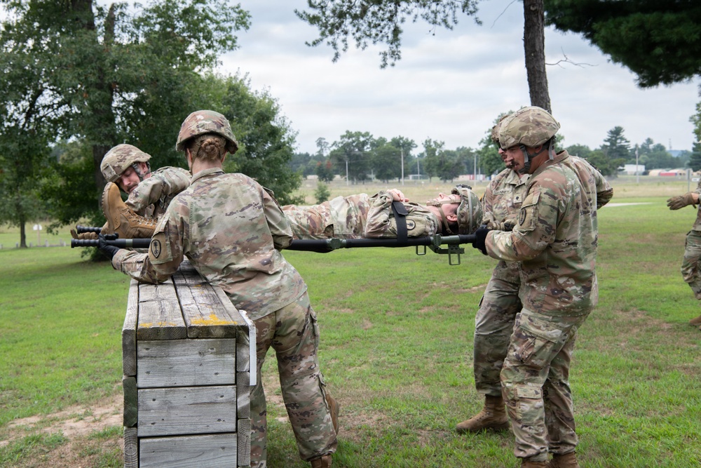 Litter Obstacle Course at Fort McCoy WI.