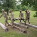 Litter Obstacle Course at Fort McCoy WI.