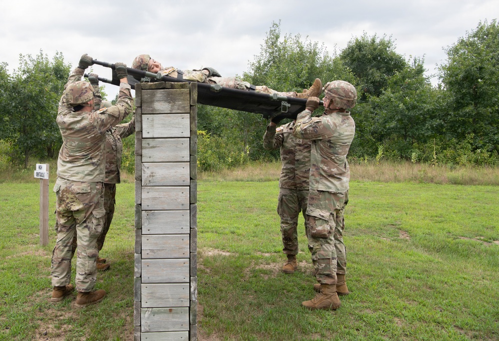 Litter Obstacle Course at Fort McCoy WI.