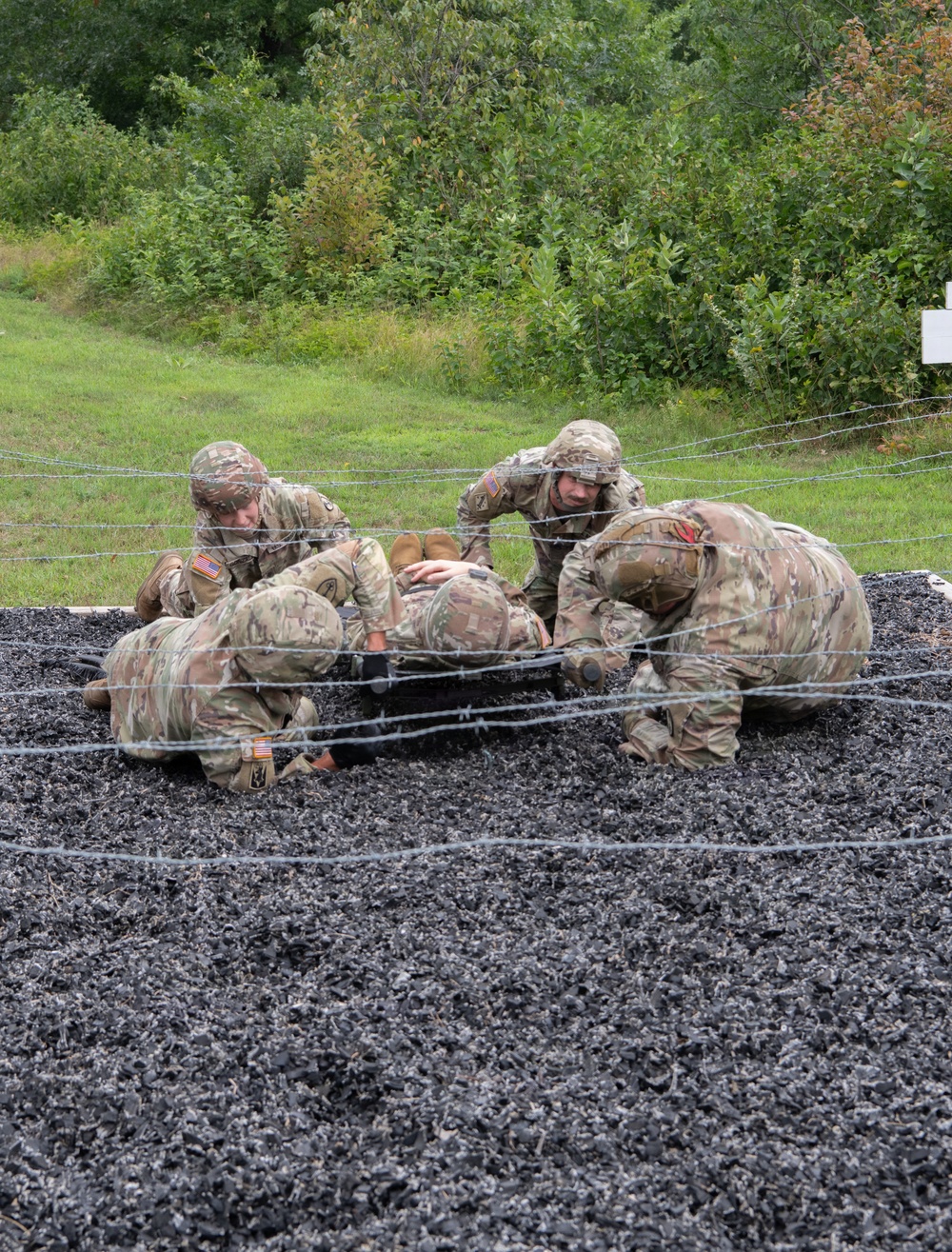 Litter Obstacle Course at Fort McCoy WI.