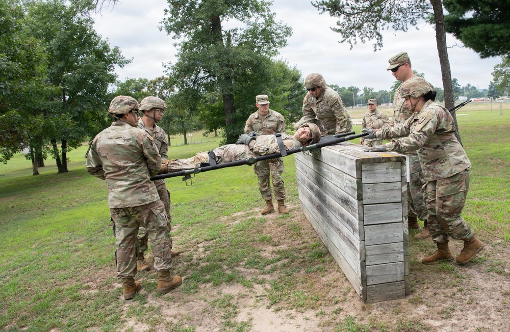 Litter Obstacle Course at Fort McCoy WI.
