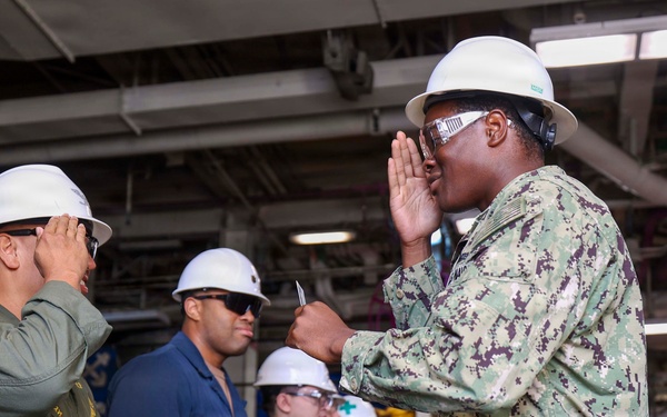 USS Bataan (LHD 5) Ring Off Ceremony