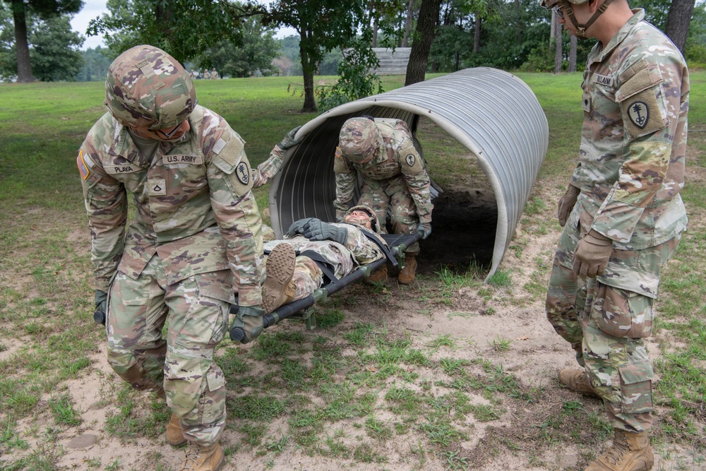 8 Litter Obstacle Course at Fort McCoy WI.