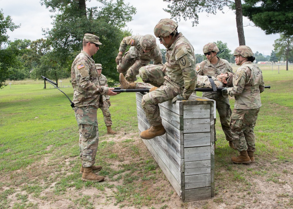 Litter Obstacle Course at Fort McCoy WI.
