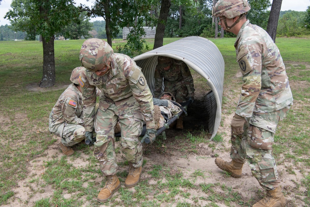 Litter Obstacle Course at Fort McCoy WI.