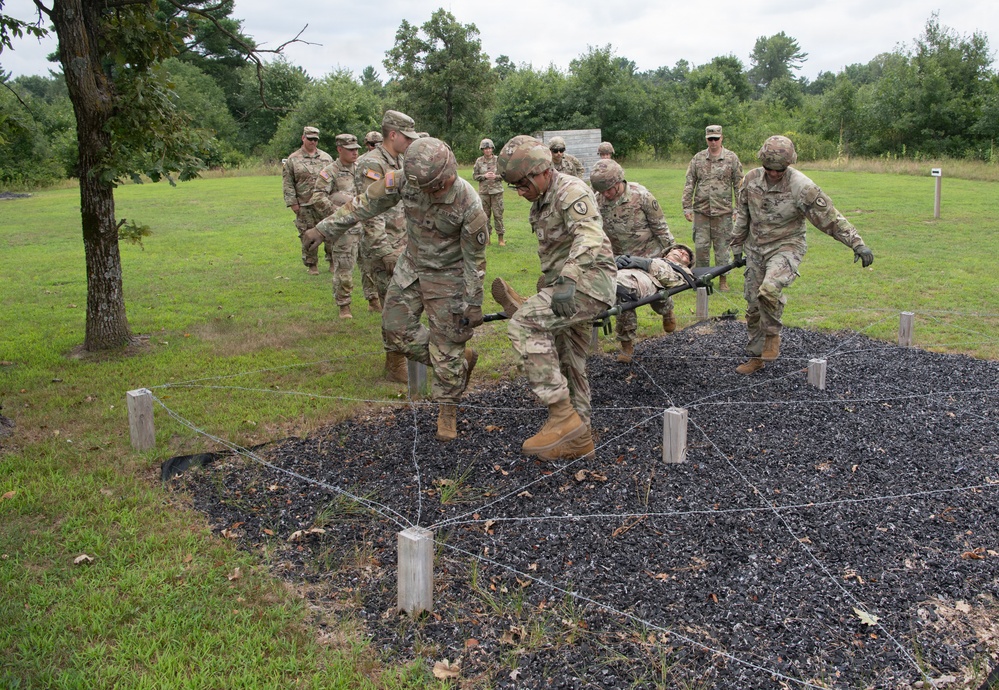 Litter Obstacle Course at Fort McCoy WI.