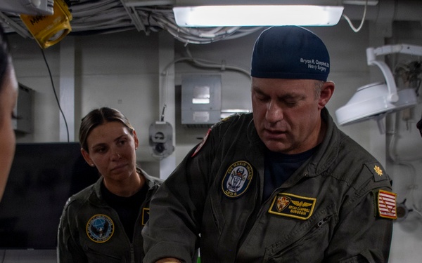 USS Makin Island conducts medical drills