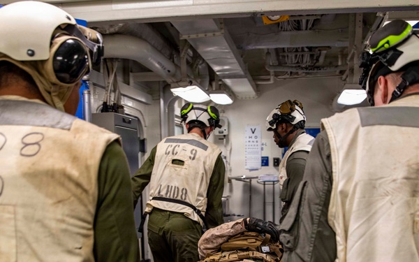 USS Makin Island conducts medical drills