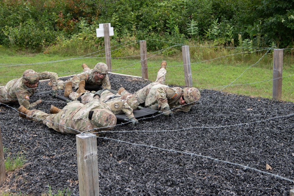 Litter Obstacle Course at Fort McCoy WI.