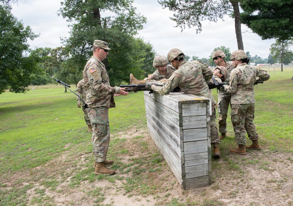 Litter Obstacle Course at Fort McCoy WI.