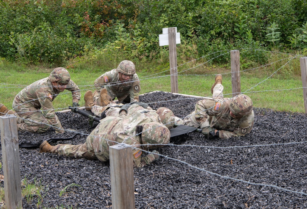 Litter Obstacle Course at Fort McCoy WI.