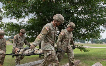 Litter Obstacle Course at Fort McCoy WI.