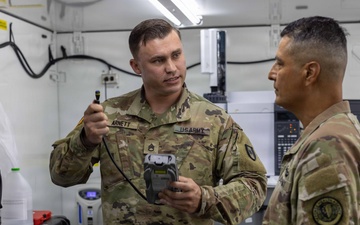 Defense Health Agency J-3/5/7 visits the 1st Global Field Medical Lab
