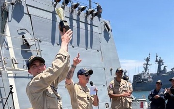 USS Chafee Concludes Interdepartmental Captain’s Cup