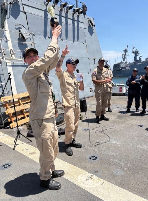 USS Chafee Concludes Interdepartmental Captain’s Cup