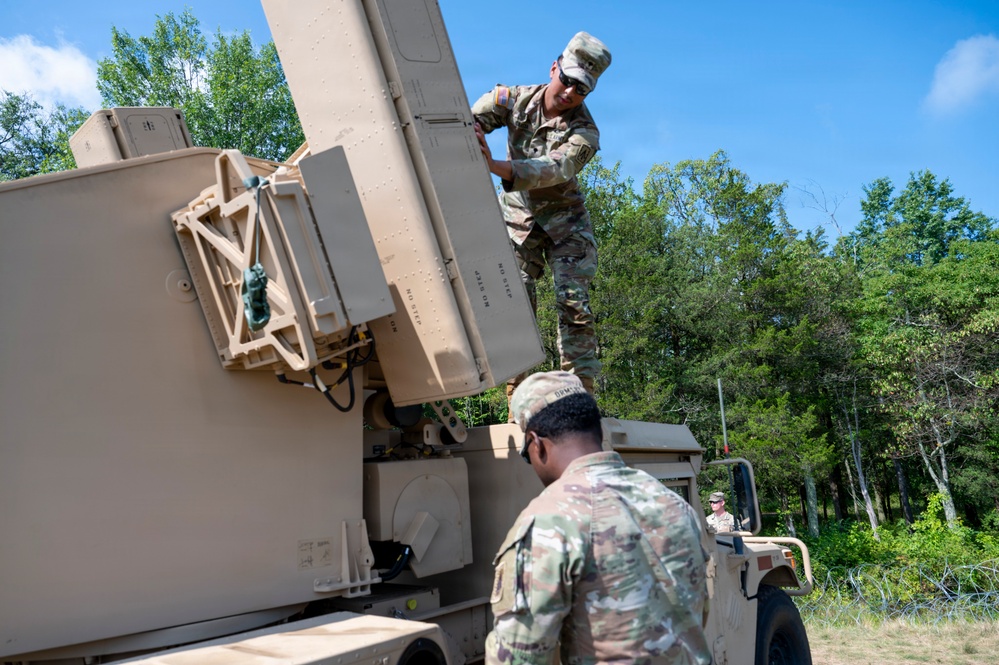 NORAD Temporary Flight Restriction enforcement mission in Bedminster, New Jersey