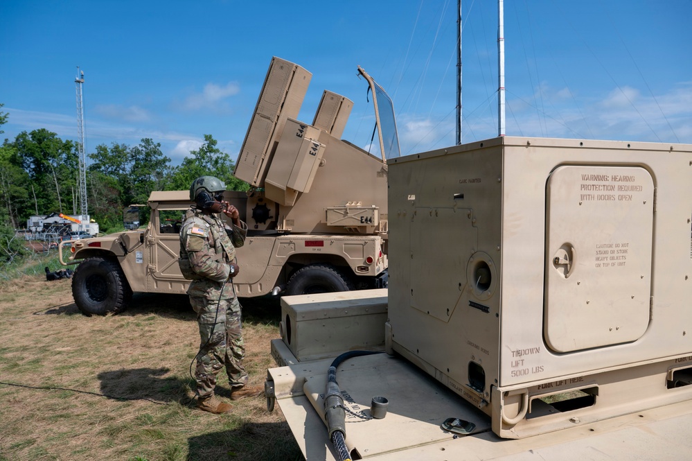 NORAD Temporary Flight Restriction enforcement mission in Bedminster, New Jersey