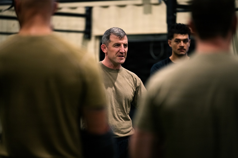 Department of War leaders take on 6th CTS fitness circuit at Nellis AFB