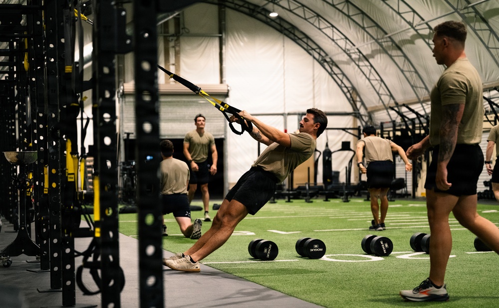 Department of War leaders take on 6th CTS fitness circuit at Nellis AFB