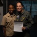 USS John C. Stennis (CVN 74) recognizes LSSA Jamie Taylorwillis