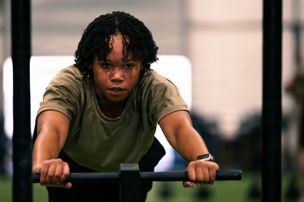 Department of War leaders take on 6th CTS fitness circuit at Nellis AFB