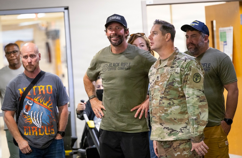 Travis Pastrana Visits Walter Reed
