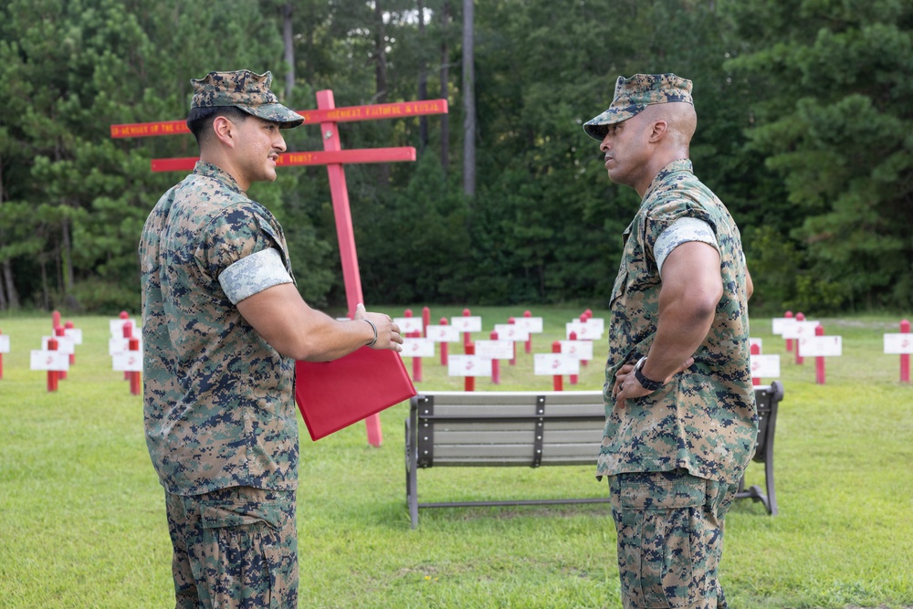 Brig. Gen. Ingram Tours Ashley Kennels