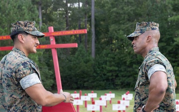 Brig. Gen. Ingram Tours Ashley Kennels