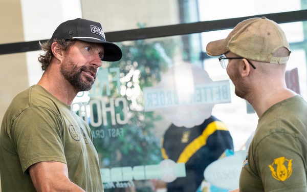 Travis Pastrana Visits Walter Reed