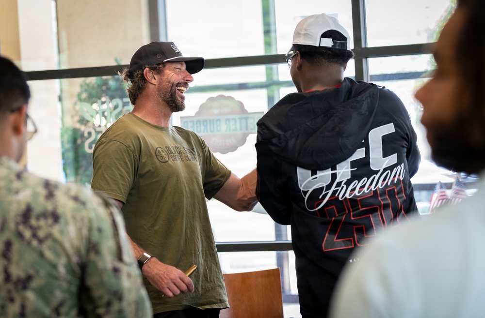 Travis Pastrana Visits Walter Reed