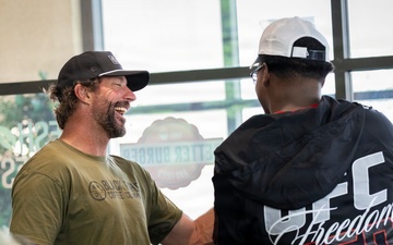 Travis Pastrana Visits Walter Reed