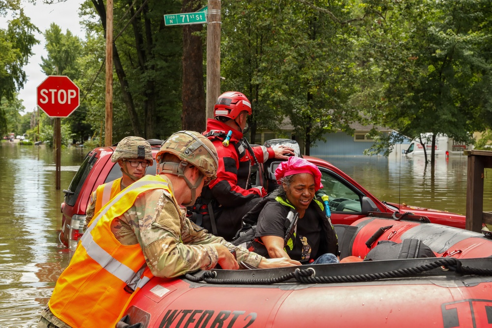 Indiana National Guardsmen answer governor's call to assist in storm relief efforts