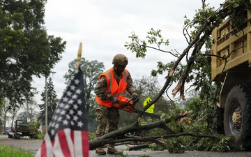 Indiana National Guardsmen answer governor's call to assist in storm relief efforts