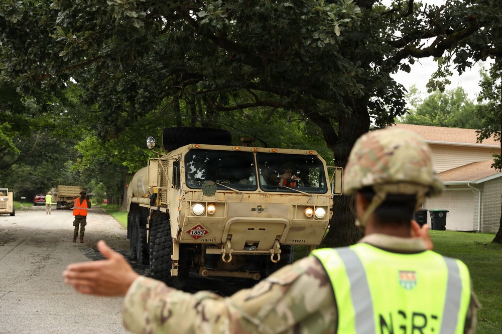 Indiana National Guard answer governor's call to assist in storm relief efforts