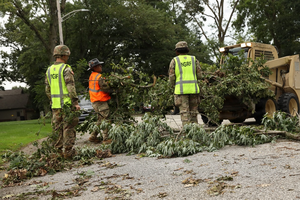 Indiana National Guard answer governor's call to assist in storm relief efforts