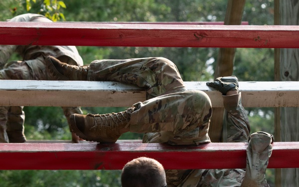 327th Military Police Battalion tackles Confidence Course at Fort McCoy