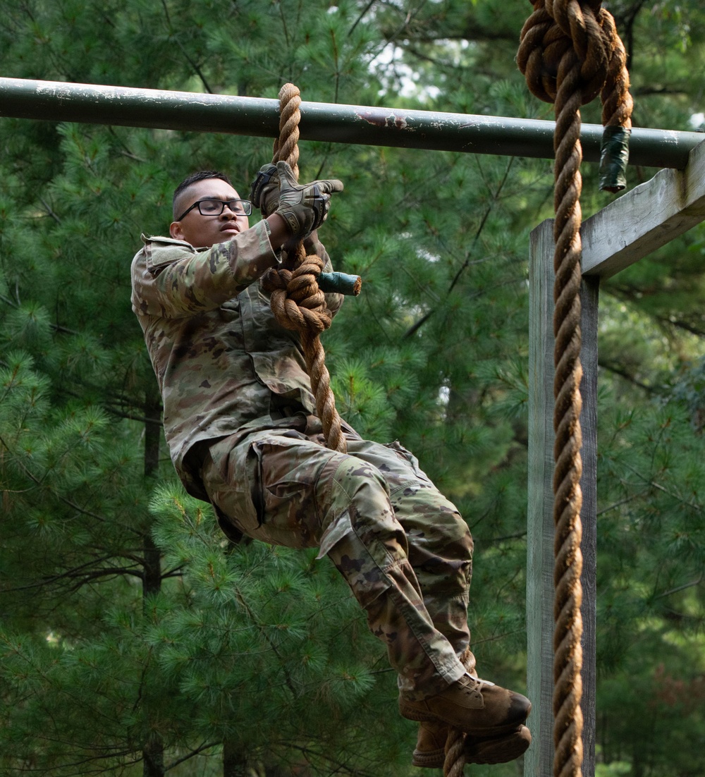327th Military Police Battalion tackles Confidence Course at Fort McCoy