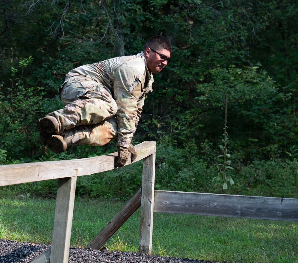 327th Military Police Battalion tackles Confidence Course at Fort McCoy